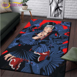 Anime Naruto libisemiskindlad vaibad elutuppa Mugav vaip Pehme p&otilde;randamatt Magamistoa vaibad Matiala Vaibad kodu Suur karvane matt 80cm x 120cm