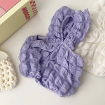 Uued suvised lemmikloomakoerad riided kortsus kandiline &otilde;hukesed koerad Vest hingav kutsikas v&auml;ikestele keskmistele koertele riie Chihuahua XS valge