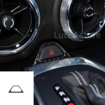 Carbon Fiber For Chevrolet Camaro 17-19 CD Air Conditioning Control Panel Gear Panel Air Panel car Sticker cover Car 11 black
