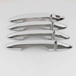 Exterior chrome silver Side Door Handle Cover Trim For Hyundai Accent Blue Solaris i25 Fluidic Verna Grand Avega RB single key hole