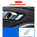 Auto Styling Rooliratta nuppude kaunistusraam Kaaned Kleebised Trimmi BMW 3 seeria G20 G28 sisemine Auto C Model Silver