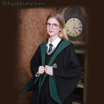 Uus maagiline v&otilde;luri kost&uuml;&uuml;m Cosplay r&uuml;&uuml; etenduskost&uuml;&uuml;m koolivormiriietus keep mantli naistele t&auml;iskasvanud lastele halloweeni j&otilde;ulukarnevali pidu 130 roheline