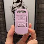 H&otilde;bedane TPU autov&otilde;tme korpuse kaugkatte kaitse Chery Tiggo 4 3 GX Arrizo 5 Tiggo 7 8 3 nupuga auto klappv&otilde;tme korpuse tarvikud Style A Key case valge