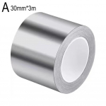 Alumiiniumfooliumlint k&otilde;rge temperatuurikindlusega tihendusk&ouml;&ouml;gi remont Kanalite termotakisti Pro M8Z6 sliver-30mm*3m