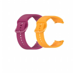 Pehme silikoonist kellarihm Samsung Galaxy Watch 6 40 mm 44 mm kella 6 klassikaline 43/47 mm kukkumisvastane rihm meestele, naistele, soliidne 2pcs-Watch 6 Classic 47mm lilla