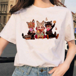 Kaus Gambar Cetak Hanako Kun WC Terikat T-s&auml;rk Mode Ullzang Harajuku Wanita Kaus Lucu Grafis 90S Kaus Atasan Musim Panas Perempuan XS