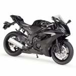 1/12 Skaala Welly 2020 YAMAHA YZF-R6 Sulamist Mootorratta Mudel Valatud Metallist M&auml;ngus&otilde;idukid Mootorratta Mudel K&otilde;rge Simulatsiooniga Kollektsioon Laste Kingitused 1/12-17.7x9.8x6.8cm must