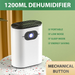 1200 ml kodune &otilde;hukuivati ​​negatiivse iooniga &otilde;hupuhasti energias&auml;&auml;stlik &otilde;hukuivati ​​madala m&uuml;ratasemega veepaak Automaatselt v&auml;ljal&uuml;lituv niiskust imav