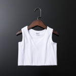 Rindkere sideaine Tomboy vesti &uuml;lemine hingav elastne rinnahoidja XL valge