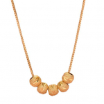 Suurep&auml;rane peene t&ouml;&ouml;tlusega kaelakee, kerged aksessuaarid kuldne