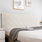 Luksuslik paksu sametist tepitud voodipeatsi kate K&otilde;rgekvaliteediline k&otilde;ikeh&otilde;lmav voodikate Pehme pl&uuml;&uuml;sis voodipeakate Magamistoa seljatoe tolmukaitse W190 x H70cm