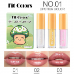 Fit Colors Three sets of lips, moisturizing spicy flavor, lip oily, not sticking cup lip gloss 01