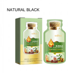 EELHOE &uuml;hekordselt kasutatav mulljuuksev&auml;rv iluhooldus juuste kujundav vaha v&auml;rviline &uuml;hekordne vormimispasta v&auml;rvikreem juuksegeel v&auml;rvitud juukseauto Natural black