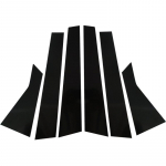 Auto uste samba postid Fiat Viaggio Dodge Dart 2013 2014 2015 2016 akna trimmikatte BC veeru kleebised