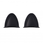 &Uuml;ks komplekt mootorrattakiivrit, kassik&otilde;rvad, kellukesed, kaunistused, armsad aksessuaarid, k&otilde;rvad, plush-kiiver, Motocros S7T3 Black-2pcs