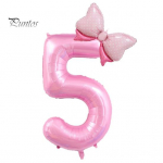 40-tollise Happy Party &otilde;hupallikomplekti numbriga s&otilde;lmekujuline &otilde;hupall alumiiniumkilest &otilde;hupall t&auml;ispuhutava &otilde;lek&otilde;rrega O