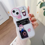 Rabbit Wave Soft telefoni&uuml;mbris OPPO A58 Reno 10 5G IPhone 15 Samsung S23 S24 Ultra A54 A53 Redmi Note 12 Pro Note 11 jaoks Realme C55 C53 Infinix Cover Infinix Hot 10 Play