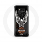 Samsung Galaxy S8 Harley Davidsoni kotka logoga &uuml;mbris