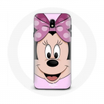 &Uuml;mbris Samsung Galaxy J7 2017 Minnie Mouse Cartoon Pink jaoks