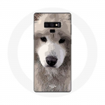 &Uuml;mbris samojeedi halli koerat&otilde;u Samsung Galaxy Note 9 jaoks