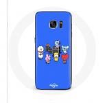 &Uuml;mbris Samsung Galaxy S6 BTS BT21 Tata Chimmy Cooky Rj Koya Shooky ja Mang Play Music jaoks