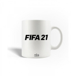 Mug en C&eacute;ramique FIFA 21 Ultimate Team FUT 21 Jeu vid&eacute;o Logo Noir