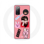Coque pour Samsung Galaxy S20 FE BTS Bangtan Gar&ccedil;on BT21 Cooky Jungkook ARMY