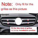 Angelguoguo auto esiv&otilde;re kaitseraua dekoratiivkatte kleebis Mercedes Benz E klass W213/ C klass W205/ GLC X253 Sport Color-Silver