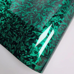 Adhesive Vinyl for High Glossy Car Forged Carbon Green Fiber Stickers on Car Vinyl Wrap Motorcycle Exterior Accessories Parts 30CMX100CM roheline