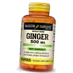 Ingveri kapslid, Ginger 500, Mason Natural 60 caps (71529022) 60caps