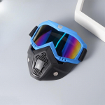 Mask Tuulekindlad kaitseprillid Jalgrattamask Mootorratta kaitseprillid Ratsu kaitseprillid tuule ja liiva vastu sinine
