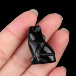 1 tk kristallist nikerdatud hunt, looduslikust kivist v&auml;&auml;riskivide kaunistused, taskukaunistused, paljas kivi, kodukaunistusega ehted, minim&ouml;&ouml;bliga k&auml;sit&ouml;&ouml; 25-27x18 mm 25-27x18mm