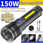 Super pikamaa suure v&otilde;imsusega LED-taskulamp Ultra v&otilde;imas taskulamp, tugev lamp laetav taskulamp taktikaline latern veekindel No battery