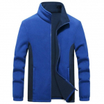 Meeste Suures suuruses Softshell fliisist jakid Meeste soojad kampsunid Termomantlid Tuulejood Spordir&otilde;ivad Br&auml;ndi Riided 7XL 8XL 9XL 9XL helesinine v&auml;rv