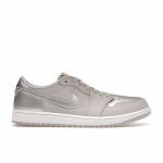 Air Jordan 1 Retro Low OG Metallic Silver Meeste tossud Hall Neutraalne Hall Valge CZ0790-002 47.5