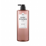 [Happy Bath] Moisture Perfume Body Wash 760g (Baby Powder, Black Rose, White Musk) Baby Powder 760g