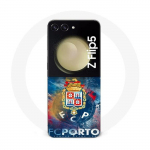 Coque Samsung Galaxy Z Flip5 fcp porto fond bleu