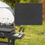 Vastupidav silikoonist libisemisvastase disainiga BBQ matt oranž