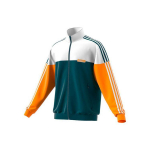 Adidas Originals Split Firebird Colorblock Sport tuulepluus k&uuml;ljetriipudega Meeste jakid Kollane roheline GN8618 L