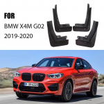 4pcs FOR BMW X4M G02 MUDGUARD Fenders Splash Mudflaps Guard Fender Mudguards Mud Flap car accessories auto styline Front Rrar X4M