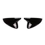 For Mazda3 Mazda 3 axela    carbon fiber Car Rear-view Mirror Covers Shell Rearview Mirror Edge Guards Cover Bright black