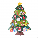 3,2 jalaga DIY vildist j&otilde;ulupuu eemaldatavad kaunistused, laste kingituste aastasein 30Pcs+2m lights