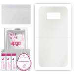 apgo Protective Skin Sticker for the back compatible with Samsung Galaxy S8, Wrap Film, Foil, Vinyl - Pattern Matte Transparent