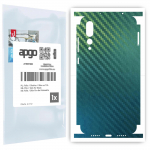 apgo Protective Skin Sticker for the back+sides compatible with Huawei P20 Pro, Full Wrap Film, Foil, Vinyl - Pattern Carbon Chameleon CAKA1