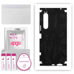 apgo Protective Skin Sticker for the back+sides compatible with Sony Xperia 1 IV, Full Wrap Film, Foil, Vinyl - Pattern Black Camo