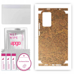 apgo Protective Skin Sticker for the back+sides compatible with Xiaomi Redmi Note 11 Pro Plus, Full Wrap Film, Foil, Vinyl - Pattern Rusty Copper