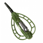 4 tk/komplekt Kalas&ouml;&ouml;t S&auml;ga s&ouml;&ouml;tja pliiga kalastuss&ouml;&ouml;da korvihoidja Heitja karpkala s&ouml;&ouml;tja 20g roheline