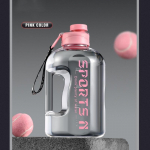 2,7-liitrine sportlik veepudel &otilde;lgedega, suured kaasaskantavad reisipudelid sporditreeningu jaoks, ajaskaala BPA-vaba 1.7L