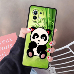 Armas koomiksiloomaga panda &uuml;mbris Xiaomi Mi 11 Lite 5G NE 11T Pro 10T 9T Note 10 12 12X 12S &uuml;lipehme kestaga telefoni&uuml;mbris Mi Note 10 Lite