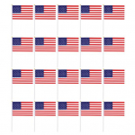 20 tk USA Ameerika &Uuml;hendriikide minilipud tuhmumiskindlad k&auml;eshoitavad v&auml;ikesed miniatuursed Ameerika &Uuml;hendriikide lipud peotarvikud